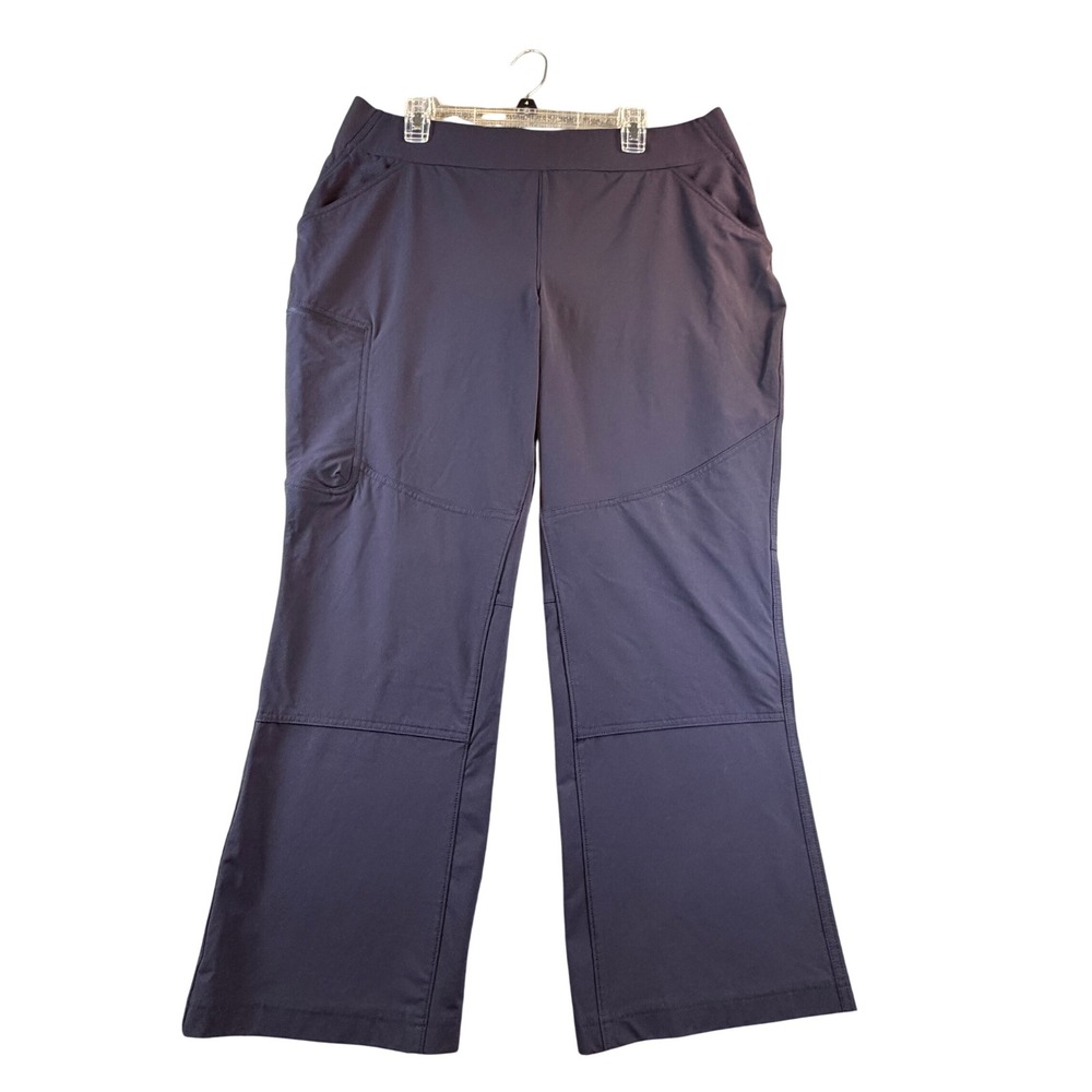 Duluth Trading Co Flexpedition Pants Womens 18x29 Gray Pull On Cargo Hiking Work